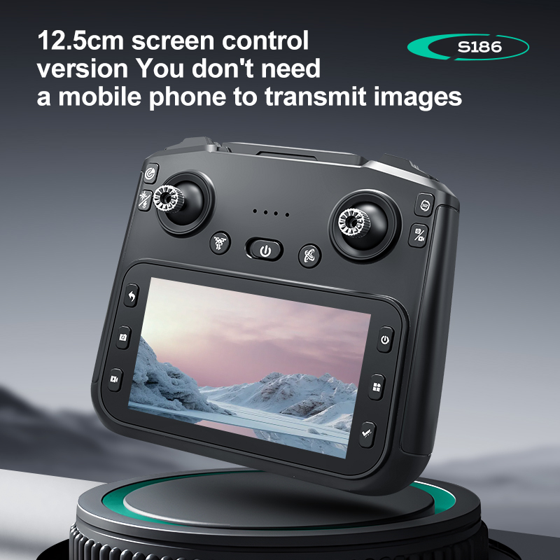 2025 S186 Drone Professional 4 - огляд і ціна Drone Camera With Gimbal