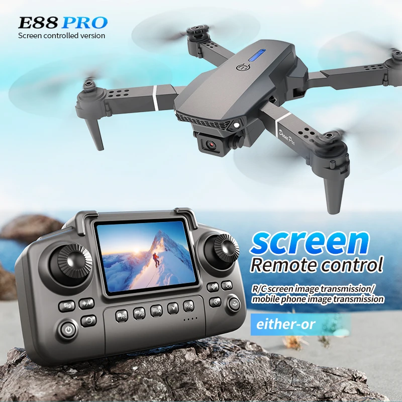 Professional E88 PRO Drone wit - огляд і ціна Drone Camera Mount