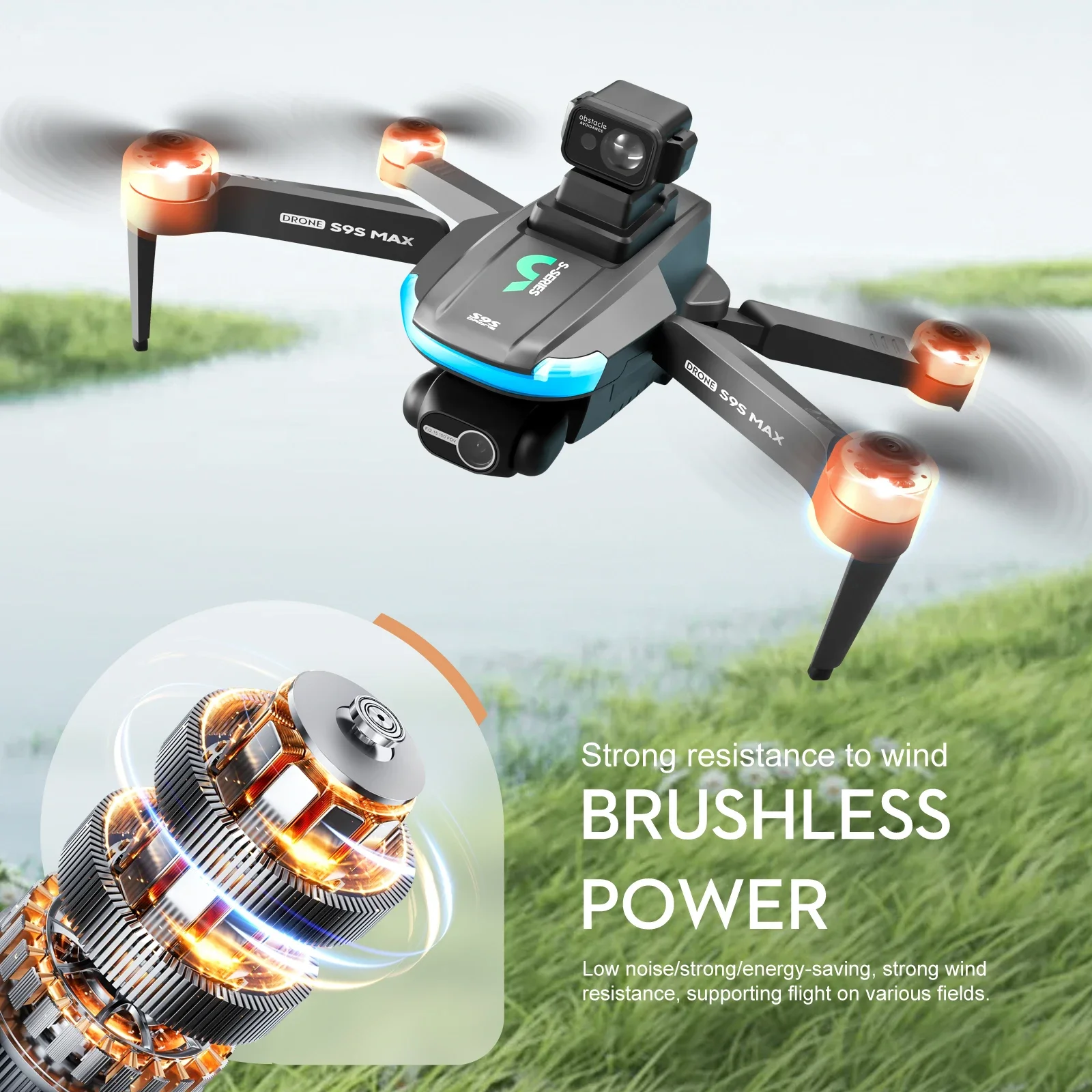 NEW S9S MAX MINI Drone 4K 2-Ax - огляд і ціна Drone Camera Night Vision