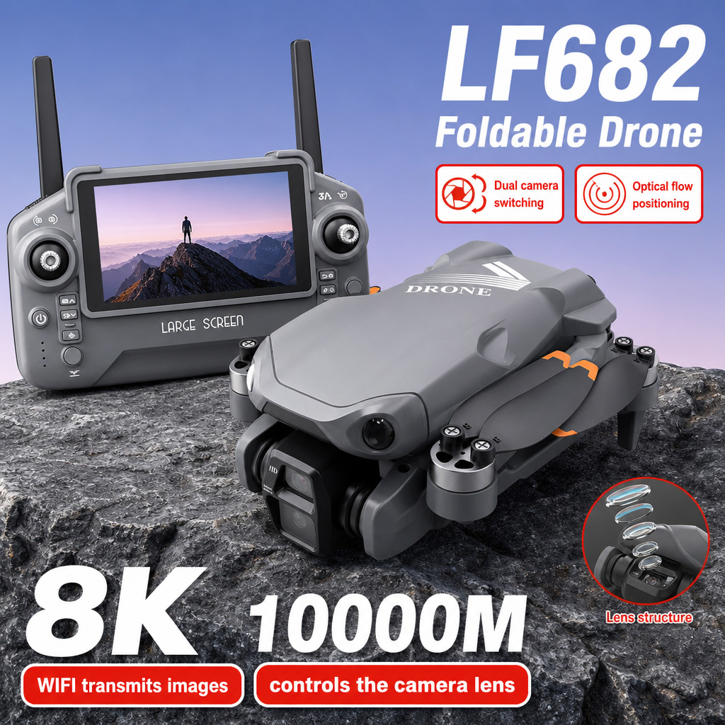 Aerial Photo LF682 Drone 8K HD - огляд і ціна Drone Camera Night Vision