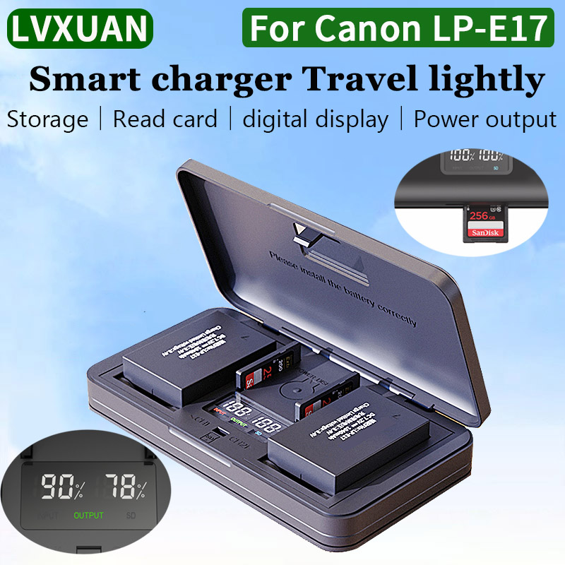 LVXUAN LP-E17 Battery Charger, - огляд і ціна Canon Camera Eos R50