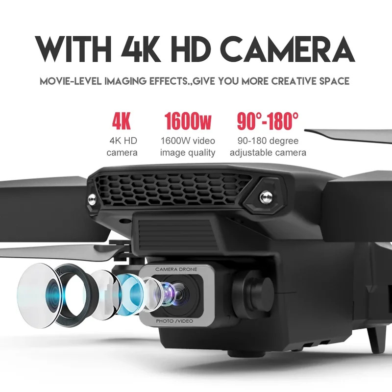 E88 ProIntelligent Folding Dro - огляд і ціна Drone Camera Night Vision