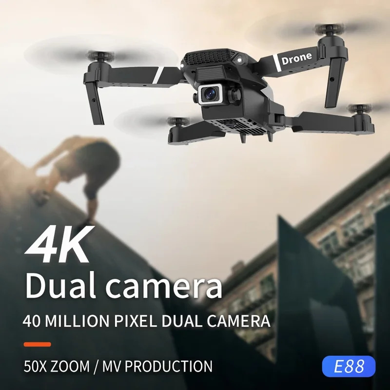 E88 ProIntelligent Folding Dro - огляд і ціна Drone Camera Night Vision