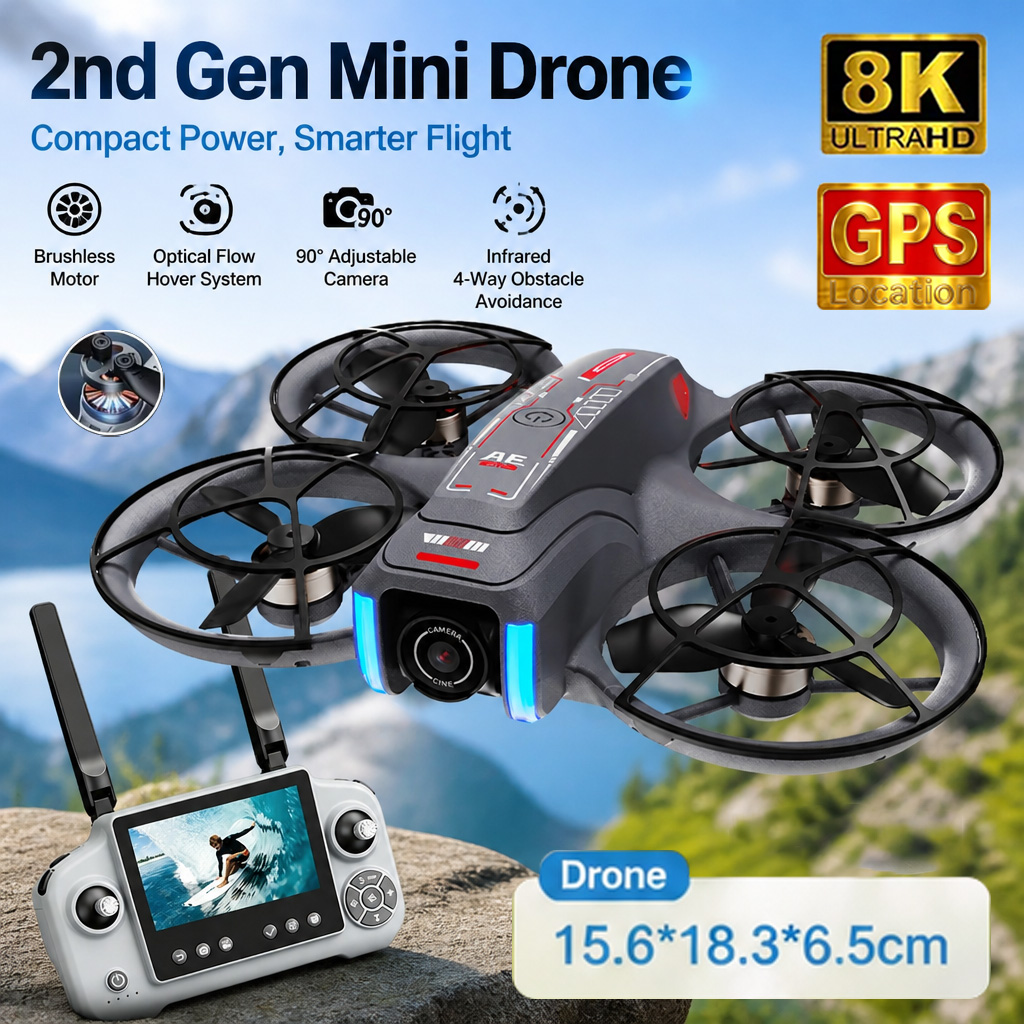 AE21 Mini Drone Toy 8K HD Dual - огляд і ціна Drone Camera Night Vision