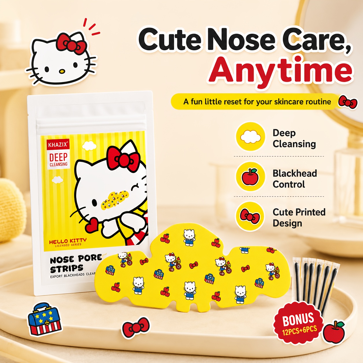 12PCS yellow Hello Kitty Remov - огляд і ціна Drone Camera Stabilized