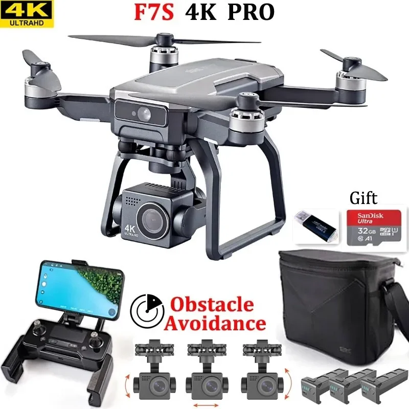 SJRC F7s 4K PRO Drone 4K obsca - огляд і ціна Drone Camera With Gimbal