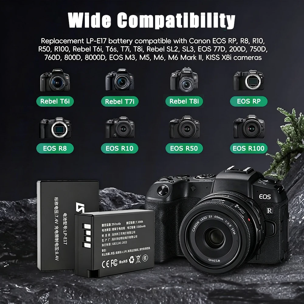 LP-E17 Battery for Canon Camer - огляд і ціна Canon Camera Eos R50