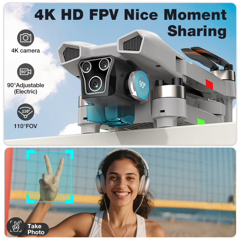 NEW Hot L017 Pro Drone Brushle - огляд і ціна Drone Camera With Gimbal