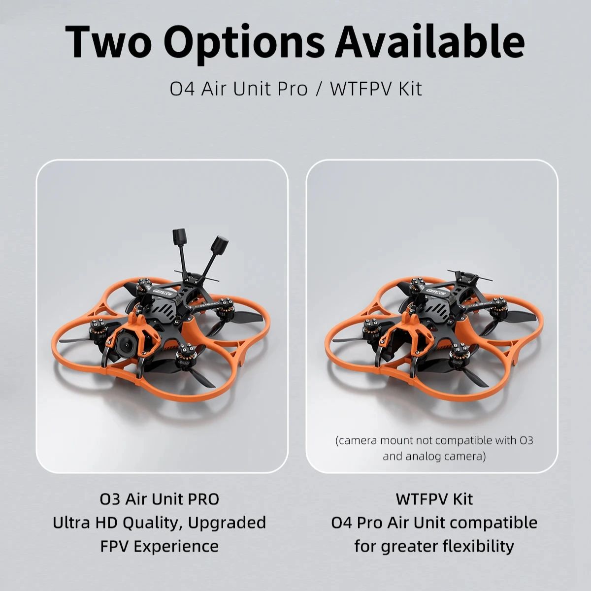 GEPRC Cinelog30 V3 FPV Quadcop - огляд і ціна Drone Camera Mount